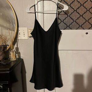 Aritzia Wilfred Black Slip Dress